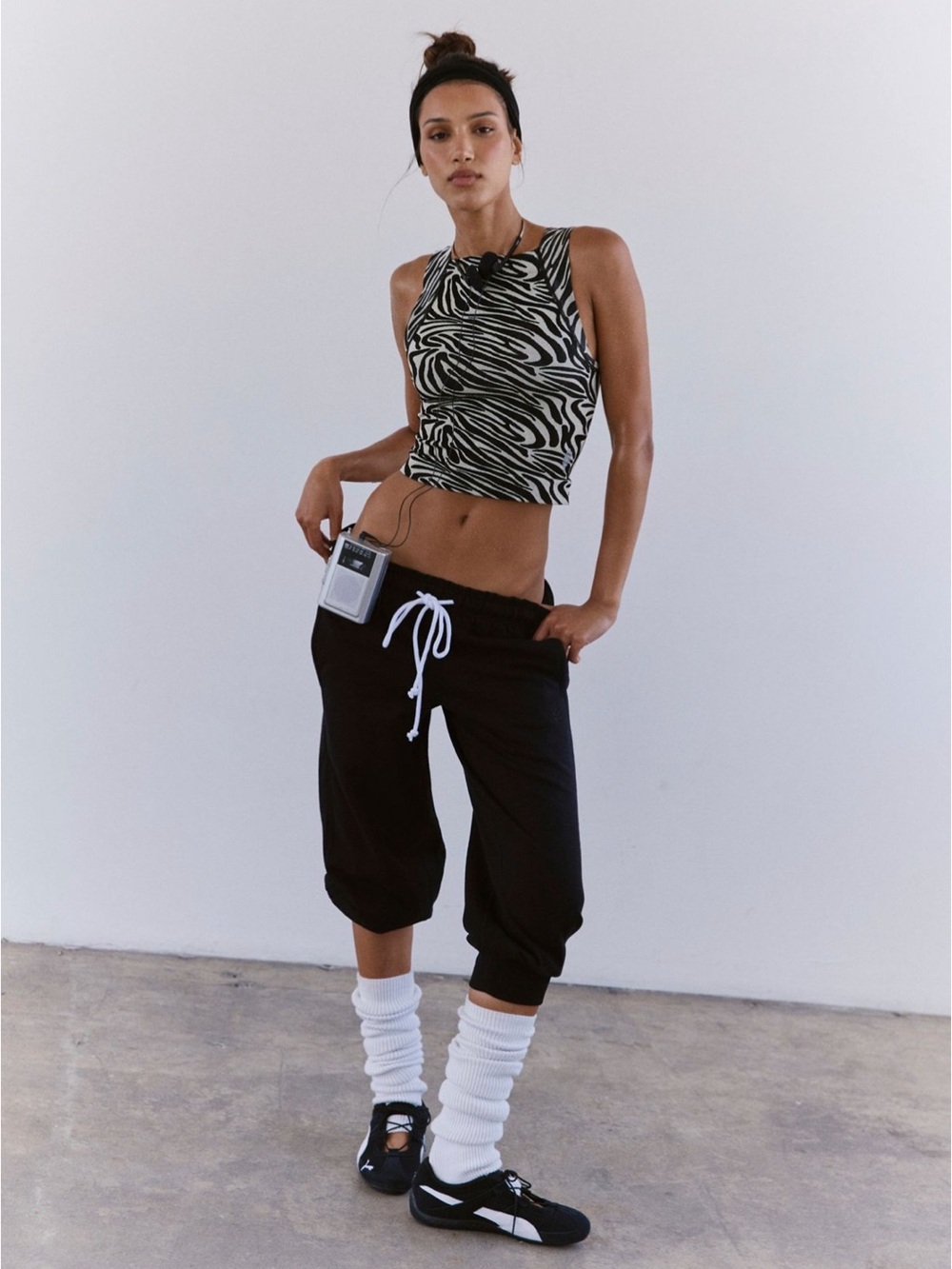 Free People FP Movement Flutter Cropped Joggers